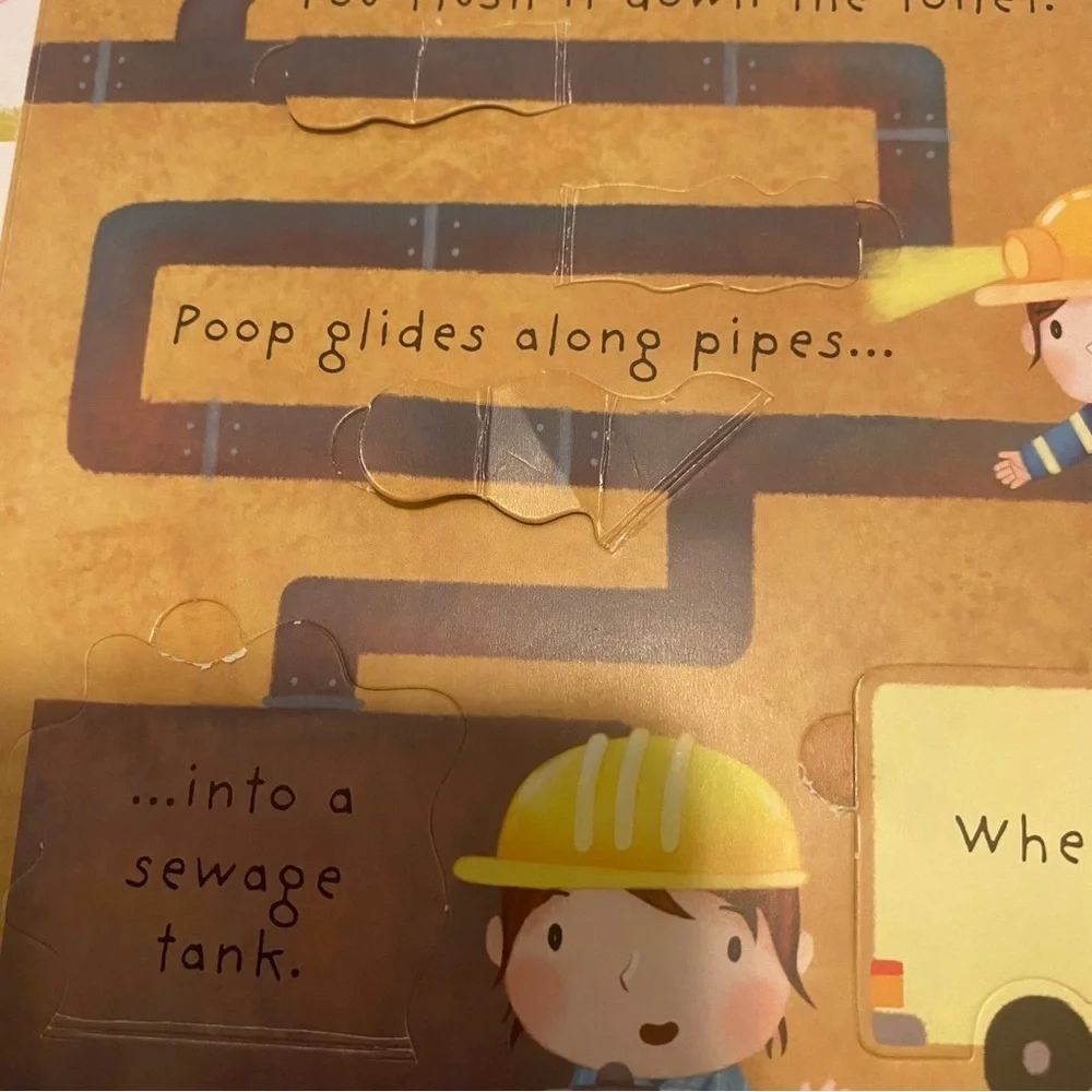 BOGO Usborne Lift-the-flap “What is Poop?” Hard Back Book - Picture 4 of 6